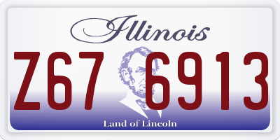 IL license plate Z676913