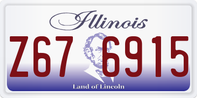 IL license plate Z676915