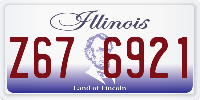 IL license plate Z676921