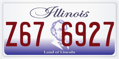 IL license plate Z676927