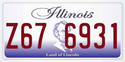 IL license plate Z676931