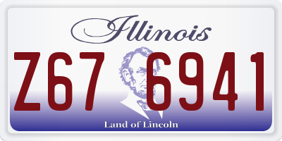 IL license plate Z676941