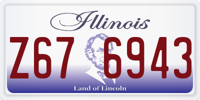 IL license plate Z676943