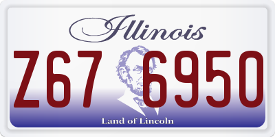 IL license plate Z676950