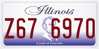 IL license plate Z676970