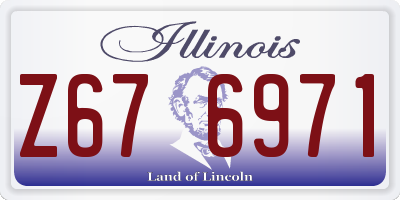 IL license plate Z676971