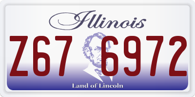 IL license plate Z676972