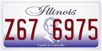 IL license plate Z676975