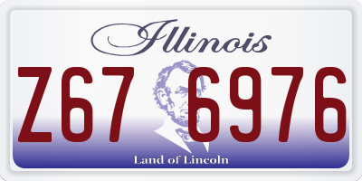 IL license plate Z676976