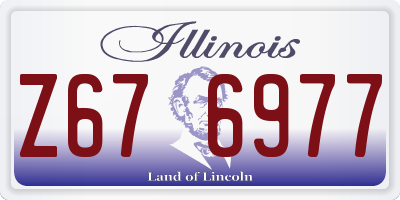 IL license plate Z676977