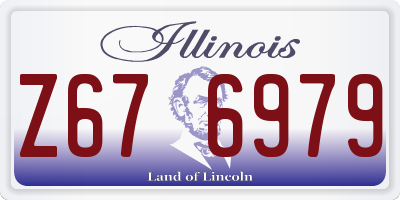 IL license plate Z676979