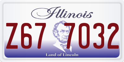 IL license plate Z677032