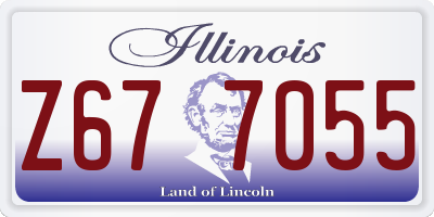 IL license plate Z677055