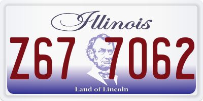 IL license plate Z677062