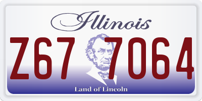 IL license plate Z677064