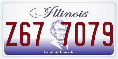 IL license plate Z677079