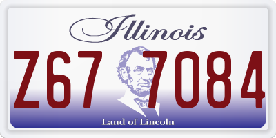 IL license plate Z677084