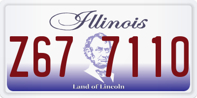 IL license plate Z677110