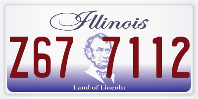 IL license plate Z677112