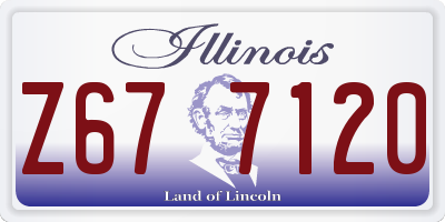 IL license plate Z677120