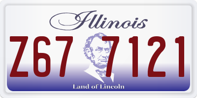 IL license plate Z677121
