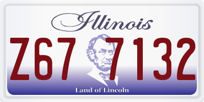 IL license plate Z677132
