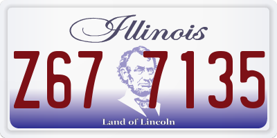 IL license plate Z677135