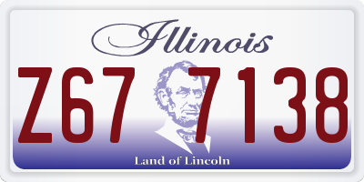 IL license plate Z677138