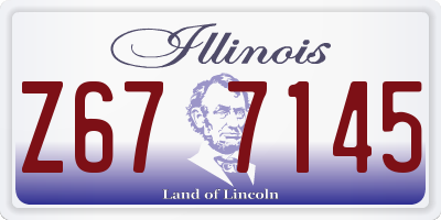 IL license plate Z677145