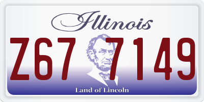 IL license plate Z677149