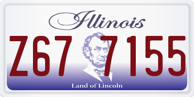 IL license plate Z677155