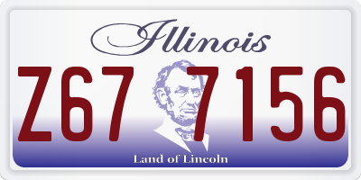 IL license plate Z677156