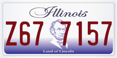 IL license plate Z677157