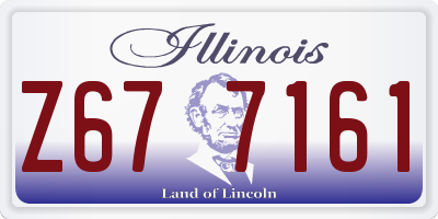 IL license plate Z677161