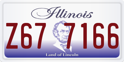 IL license plate Z677166