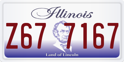 IL license plate Z677167