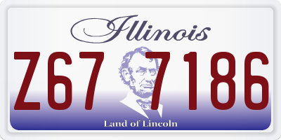 IL license plate Z677186