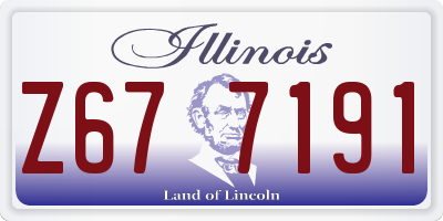 IL license plate Z677191
