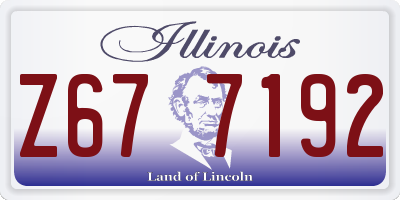 IL license plate Z677192