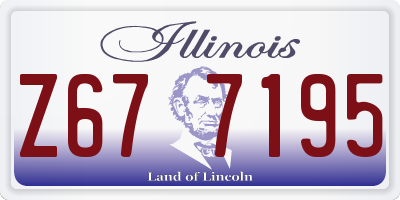 IL license plate Z677195
