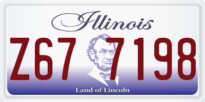IL license plate Z677198
