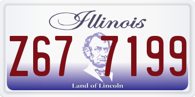 IL license plate Z677199