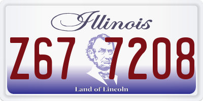 IL license plate Z677208