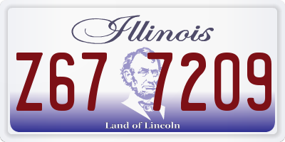 IL license plate Z677209