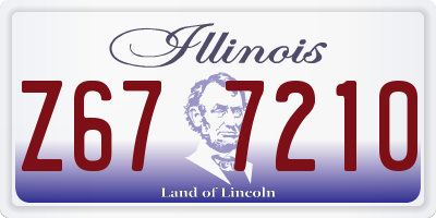 IL license plate Z677210