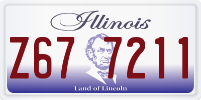 IL license plate Z677211