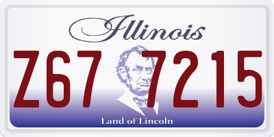 IL license plate Z677215