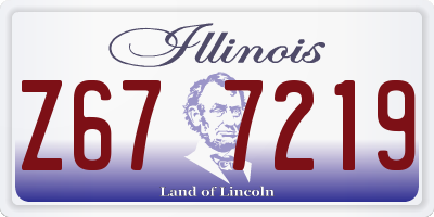 IL license plate Z677219