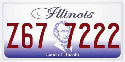 IL license plate Z677222