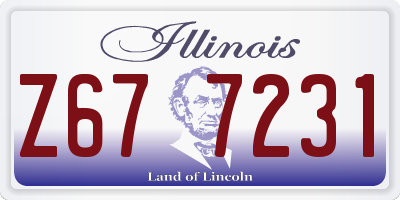 IL license plate Z677231